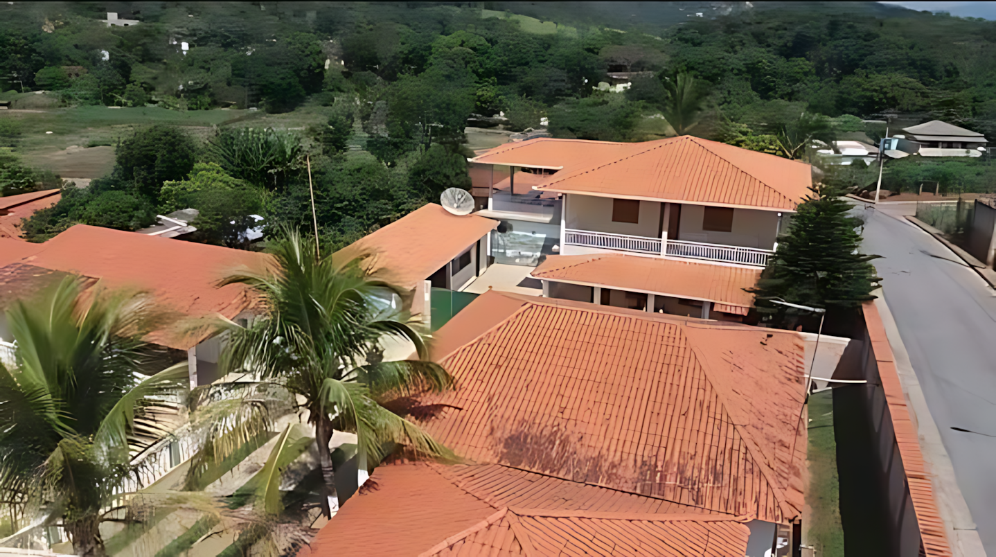 Vista aérea da Centro Terapêutico Zoe